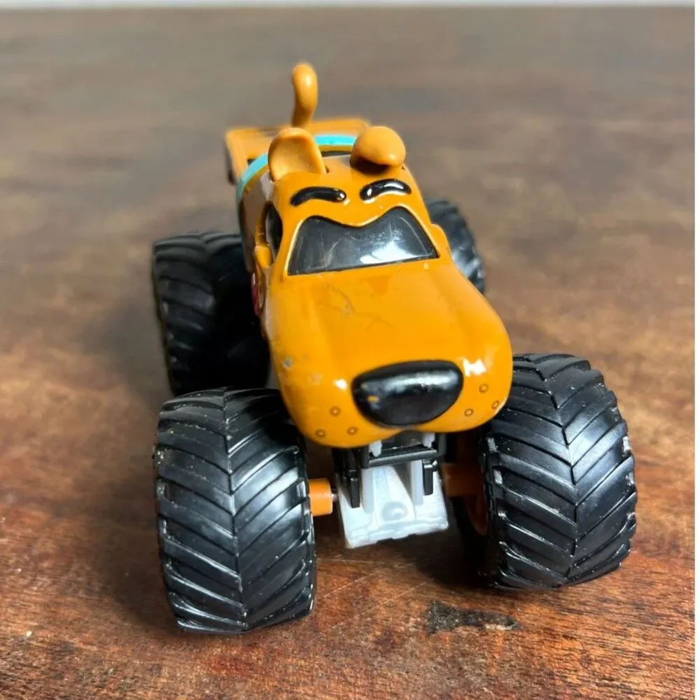 Monster Jam Diecast Monster Trucks - Scooby-Doo,  Dragon & Iron Warrior, Lot (3)